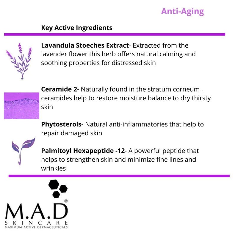 M.A.D Skincare Anti-Aging Saturday Night Transformation Primer W/Ceramide Complex - Image 2